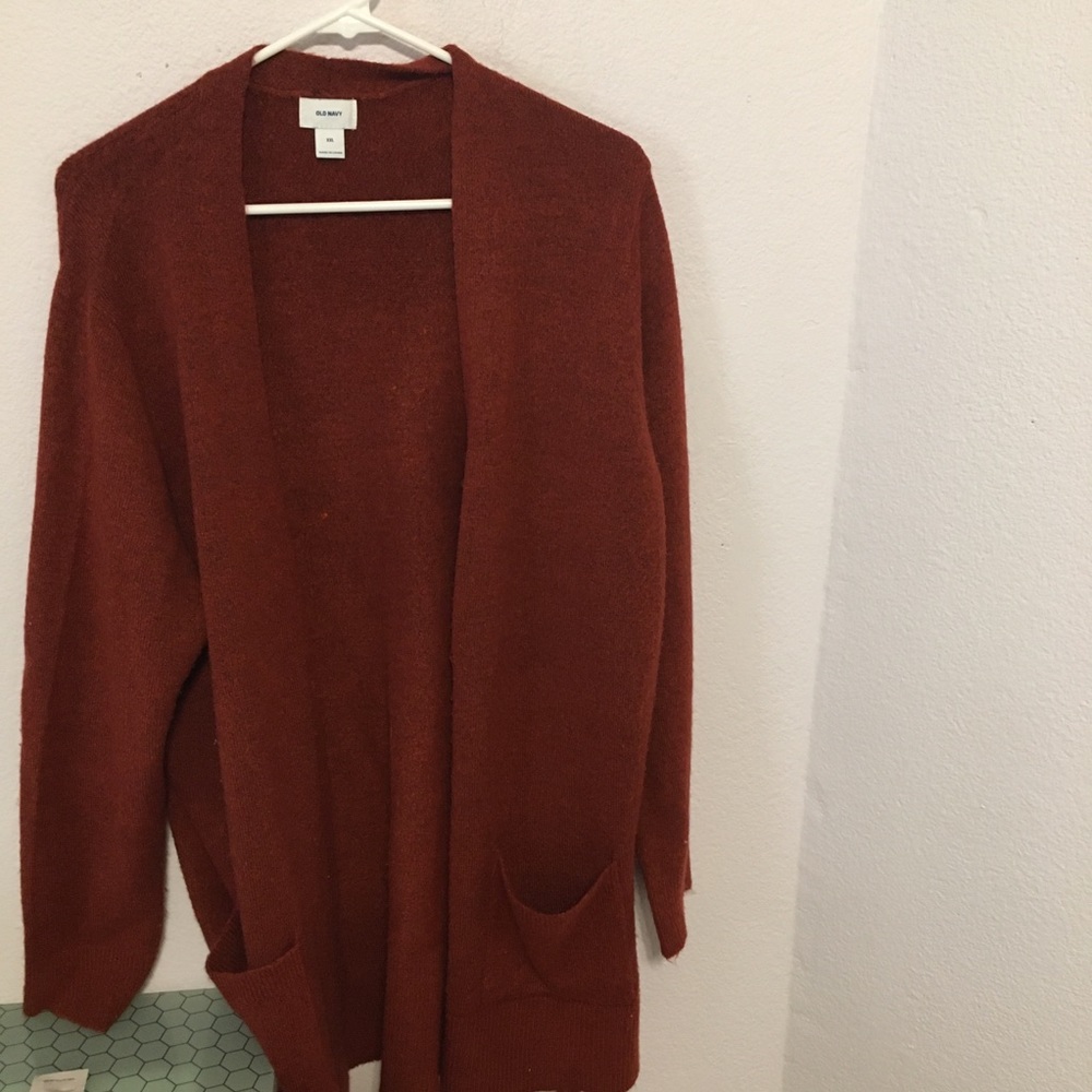 Button down roomy grandpa cardigan w/pockets. Old Navy XXL